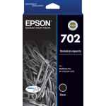 1 x Genuine Epson 702 Black Ink Cartridge Standard Yield