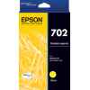 1 x Genuine Epson 702 Yellow Ink Cartridge Standard Yield