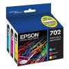 1 x Genuine Epson 702 3 Colour CMY Ink Cartridge Value Pack Standard Yield