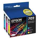 1 x Genuine Epson 702 3 Colour CMY Ink Cartridge Value Pack Standard Yield