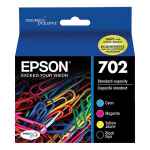 1 x Genuine Epson 702 4 Colour BCMY Ink Cartridge Value Pack Standard Yield