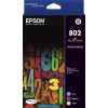 1 x Genuine Epson 802 3 Colour CMY Ink Cartridge Value Pack Standard Yield