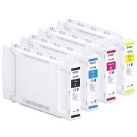 4 Pack Genuine Epson UltraChrome XD2 110ml Ink Cartridge Set (1BK,1C,1M,1Y)