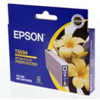 1 x Genuine Epson T5594 Yellow Ink Cartridge