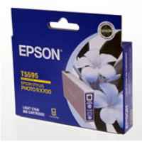 1 x Genuine Epson T5595 Light Cyan Ink Cartridge