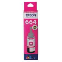 1 x Genuine Epson T664 Magenta Ink Bottle