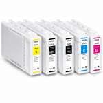 5 Pack Genuine Epson UltraChrome XD 350ml Ink Cartridge Set (1PBK,1C,1M,1Y,1MBK)