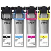 4 Pack Genuine Epson 902XL Ink Pack Set (1BK,1C,1M,1Y) High Yield