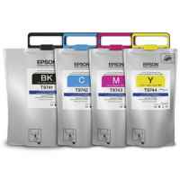 4 Pack Genuine Epson T974 Ink Pack Set (1BK,1C,1M,1Y) High Yield