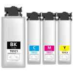 4 Pack Compatible Epson T01C1 T01C2 T01C3 T01C4 Ink Pack Set (1B,1C,1M,1Y)