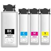 4 Pack Compatible Epson T01C1 T01C2 T01C3 T01C4 Ink Pack Set (1B,1C,1M,1Y)