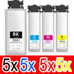 20 Pack Compatible Epson T01C1 T01C2 T01C3 T01C4 Ink Pack Set (5BK,5C,5M,5Y)