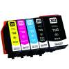 5 Pack Compatible Epson 302XL Ink Cartridge Set (1BK,1PBK,1C,1M,1Y) High Yield