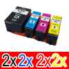 8 Pack Compatible Epson 202XL Ink Cartridge Set (2BK,2C,2M,2Y) High Yield