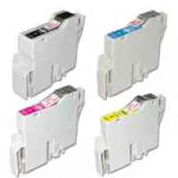4 Pack Compatible Epson T0321 T0322 T0323 T0324 Ink Cartridge Set (1B,1C,1M,1Y)