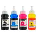 4 Pack Compatible Epson T502 Ink Bottle Set (1B,1C,1M,1Y)