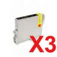 3 x Compatible Epson T0461 Black Ink Cartridge