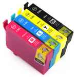 4 Pack Compatible Epson 39XL Ink Cartridge Set (1B,1C,1M,1Y) High Yield