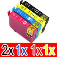 5 Pack Compatible Epson 39XL Ink Cartridge Set (2BK,1C,1M,1Y) High Yield