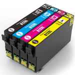 4 Pack Compatible Epson 812XL Ink Cartridge Set (1B,1C,1M,1Y) High Yield