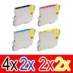 10 Pack Compatible Epson T0621 T0632 T0633 T0634 Ink Cartridge Set (4B,2C,2M,2Y)