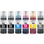 6 Pack Compatible Epson T552 Ink Bottle Set (1BK,1PBK,1C,1M,1Y,1GY)