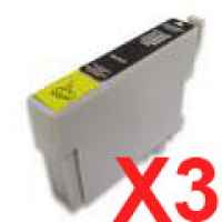 3 x Compatible Epson T0751 Black Ink Cartridge