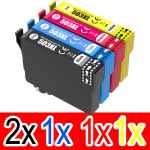 5 Pack Compatible Epson 503XL Ink Cartridge Set (2BK,1C,1M,1Y) High Yield