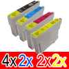 10 Pack Compatible Epson 103 T1031 T1032 T1033 T1034 Ink Cartridge Set (4B,2C,2M,2Y) Extra High Yield
