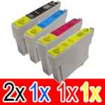 5 Pack Compatible Epson 103 T1031 T1032 T1033 T1034 Ink Cartridge Set (2B,1C,1M,1Y) Extra High Yield