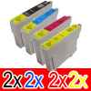 8 Pack Compatible Epson 103 T1031 T1032 T1033 T1034 Ink Cartridge Set (2B,2C,2M,2Y) Extra High Yield