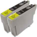 1 x Compatible Epson 73HN Black Ink Cartridge Twin Pack High Yield