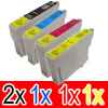 5 Pack Compatible Epson 73N T1051 T1052 T1053 T1054 Ink Cartridge Set (2BK,1C,1M,1Y)