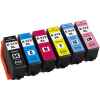 6 Pack Compatible Epson 312XL Ink Cartridge Set (1B,1C,1M,1Y,1LC,1LM) High Yield