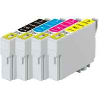 4 Pack Compatible Epson 200XL Ink Cartridge Set (1B,1C,1M,1Y) High Yield
