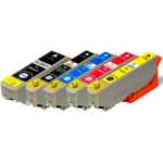 5 Pack Compatible Epson 273XL Ink Cartridge Set (1BK,1PBK,1C,1M,1Y) High Yield