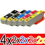 12 Pack Compatible Epson 273XL Ink Cartridge Set (4BK,2PBK,2C,2M,2Y) High Yield