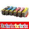8 Pack Compatible Epson 277XL Ink Cartridge Set (3BK,1C,1M,1Y,1LC,1LM) High Yield