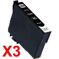 3 x Compatible Epson 288XL Black Ink Cartridge High Yield