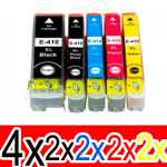 12 Pack Compatible Epson 410XL Ink Cartridge Set (4BK,2PBK,2C,2M,2Y) High Yield
