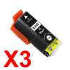 3 x Compatible Epson 410XL Black Ink Cartridge High Yield