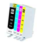 4 Pack Compatible Epson 802XL Ink Cartridge Set (1B,1C,1M,1Y) High Yield