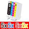 20 Pack Compatible Epson 802XL Ink Cartridge Set (5BK,5C,5M,5Y) High Yield