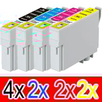 10 Pack Compatible Epson 711XXL Ink Cartridge Set (4BK,2C,2M,2Y)
