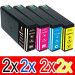 8 Pack Compatible Epson 676XL Ink Cartridge Set (2BK,2C,2M,2Y) High Yield
