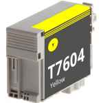 1 x Compatible Epson T7604 760 Yellow Ink Cartridge
