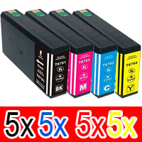 20 Pack Compatible Epson 786XL Ink Cartridge Set (5BK,5C,5M,5Y) High Yield