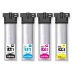 4 Pack Compatible Epson 902XL Ink Cartridge Set (1B,1C,1M,1Y) High Yield