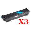3 x Compatible Epson EPL-6200 EPL-6200L Toner Cartridge High Yield