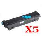 5 x Compatible Epson EPL-6200 EPL-6200L Toner Cartridge High Yield